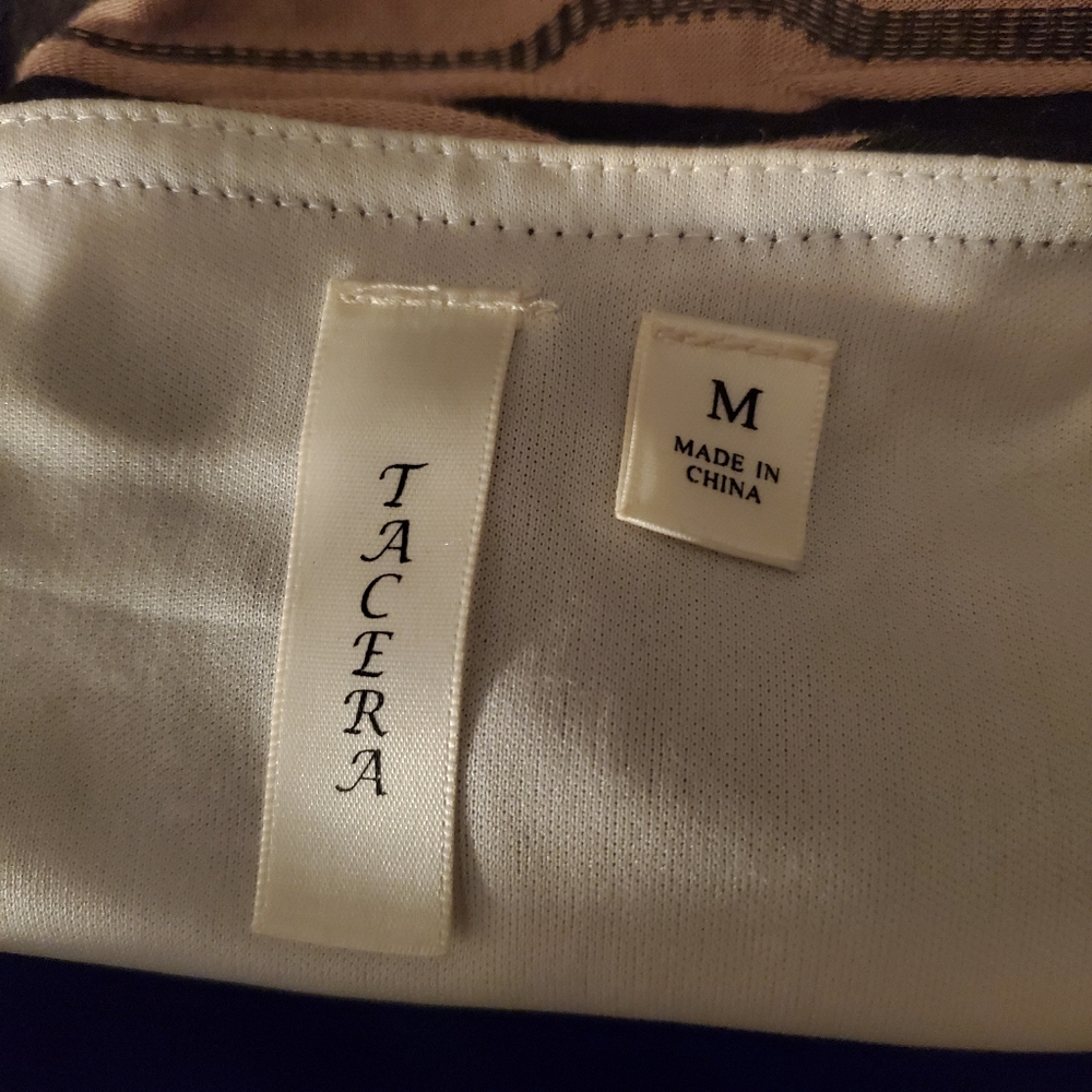 Tacera Textured Stripe Belted Blouson Midi Dress - Picture 6 of 8